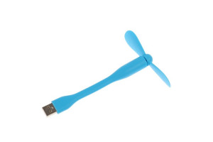 16393576 Вентилятор с гибким корпусом LVU-06, USB, 11 см, синий 3936799 LUAZON
