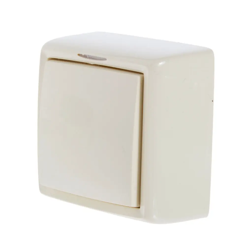 Выключатель накладной Reone 1 клавиша, цвет слоновая кость STLM-2069564 - Вид №1