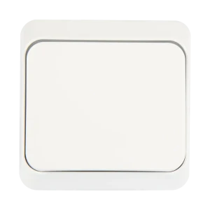 Выключатель SYSTEME ELECTRIC Этюд одноклавишный накладной белый 11300930