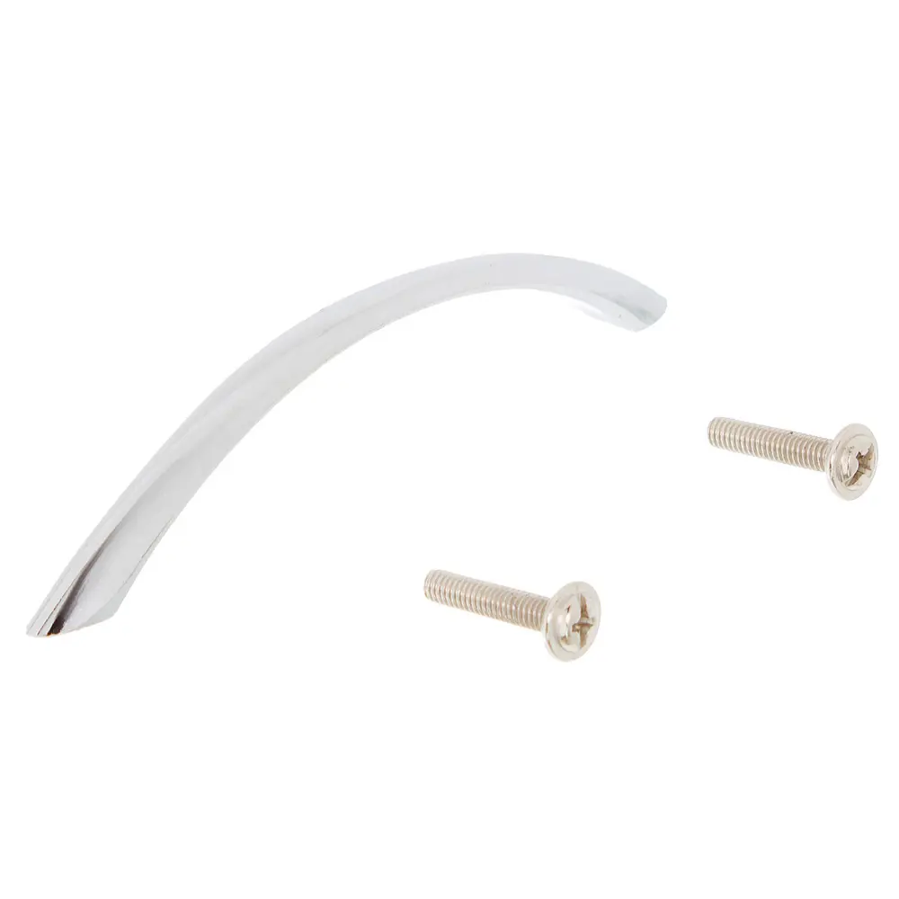 Мебельная ручка-скоба RS808CP.3 глянцевый хром 96 мм BOYARD STLM-2028208 - Вид №1