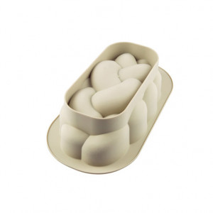 20.340.13.0065 Форма для выпекания хлеба treccia 29 х 15,6 х 8,3 см силиконовая Silikomart