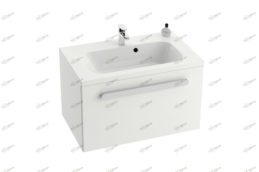 Тумба под умывальник SD 800 CHROME каппучино/белая Ravak X000000963