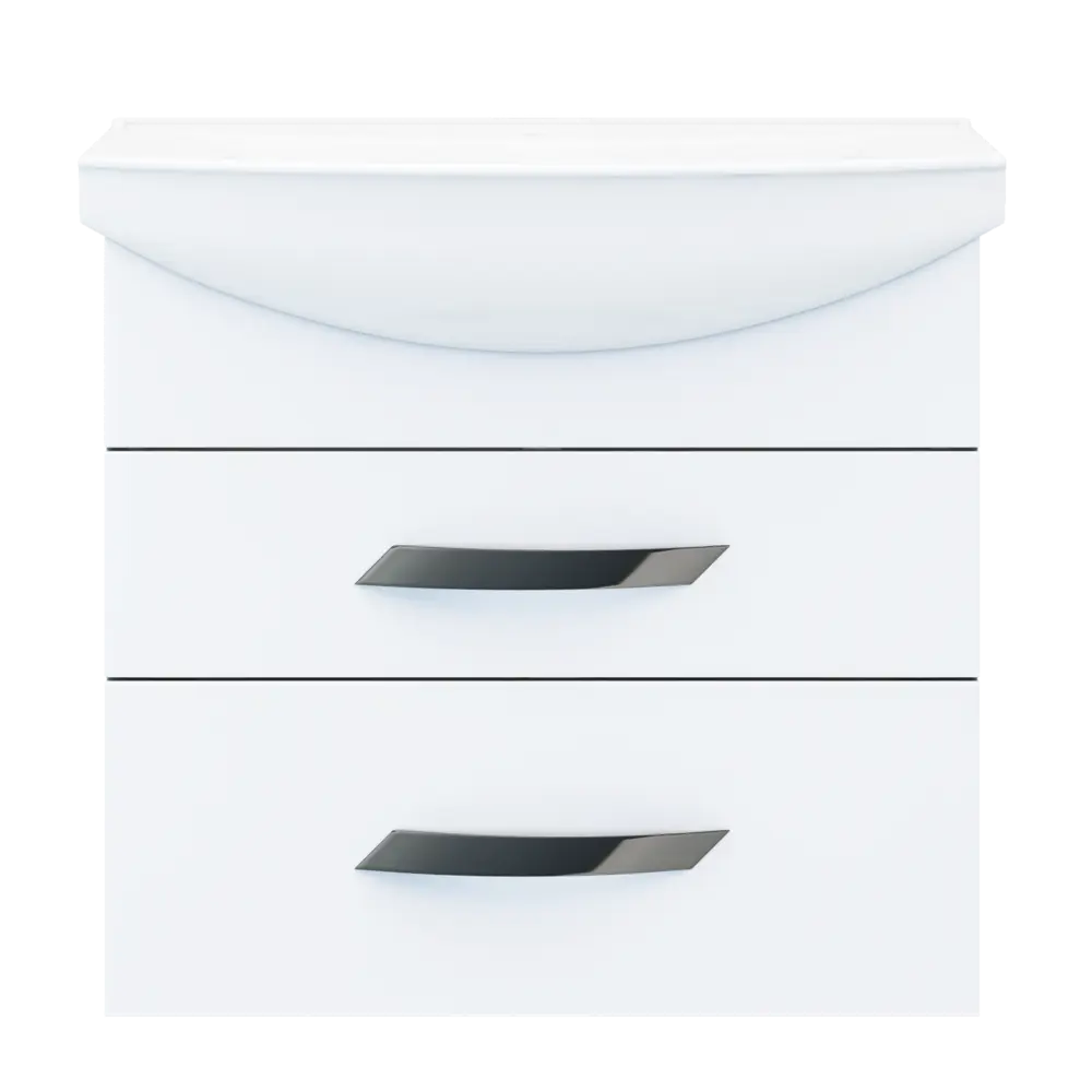 Тумба под раковину Vigo Moss подвесная 65 см, цвет белый STLM-2125273