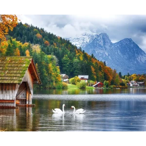 Картина на стекле Postermarket Горное озеро 40x50 см 87890642 STLM-2083338
