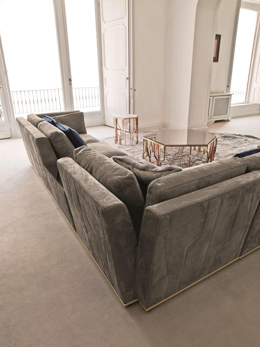 Longhi Секционный кожаный диван Loveluxe W 545 - Вид №1