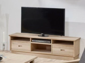 Dyrlund Низкая деревянная тумба под ТВ с ящиками