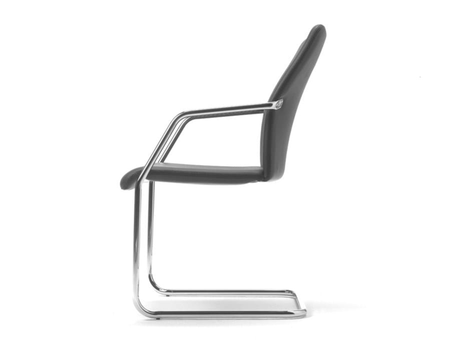 Кожаный консольный стул с подлокотниками SITIA время ARCH-00095178 - Вид №2