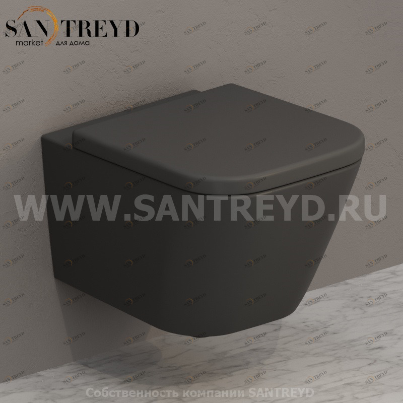 STS07SK Подвесной унитаз настенный Белый Ceramica Globo STONE Италия