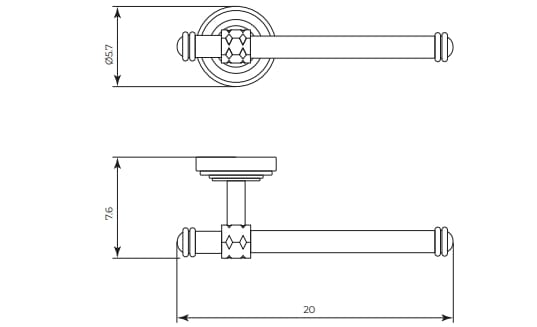 Латунный держатель рулона Gaia Mobili Complements ARCH-00088792 - Вид №2