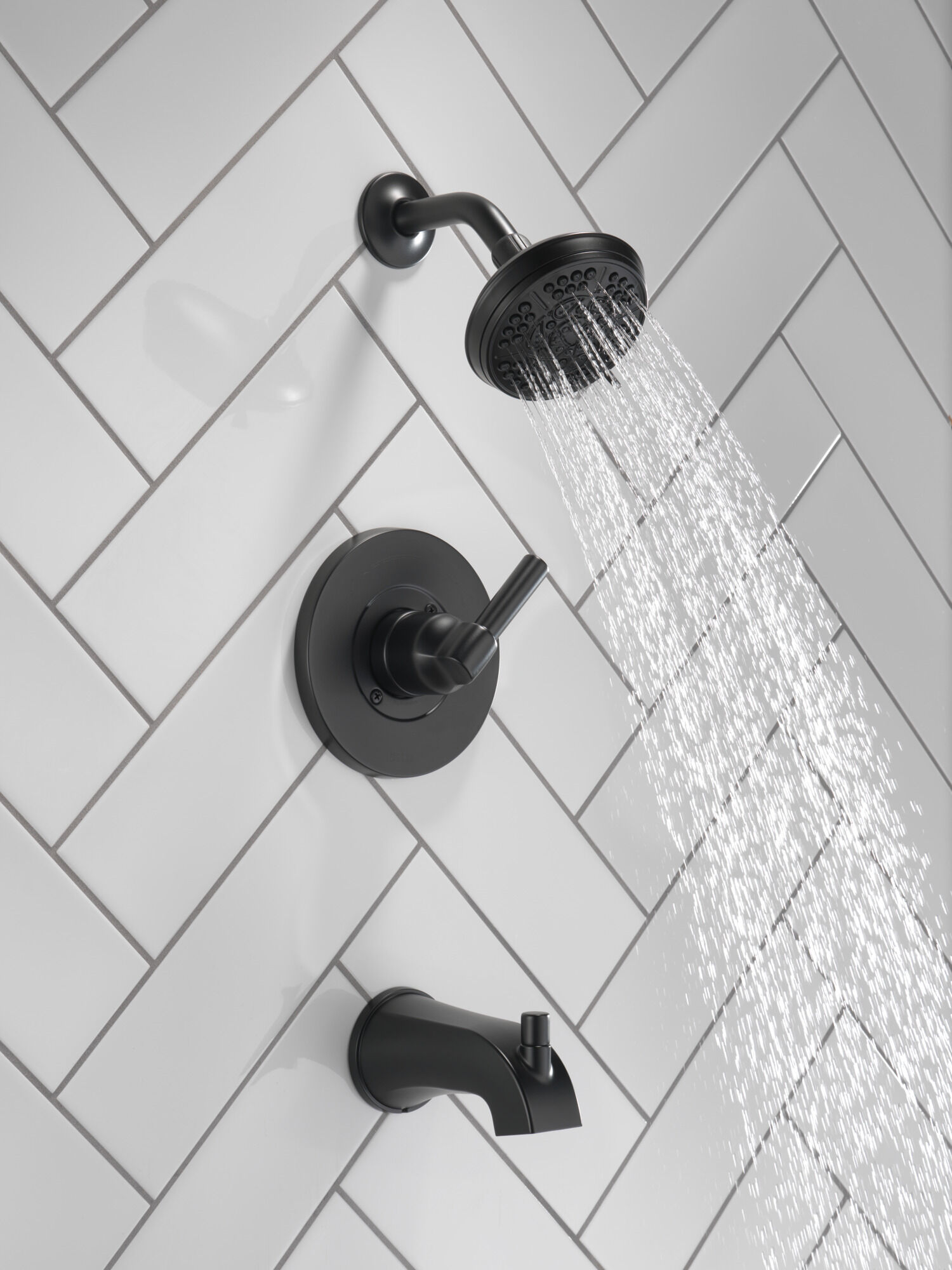 144891-BL Для ванны и душа Monitor® серии 14 Delta Faucet Becker Матовый черный  - Вид №6