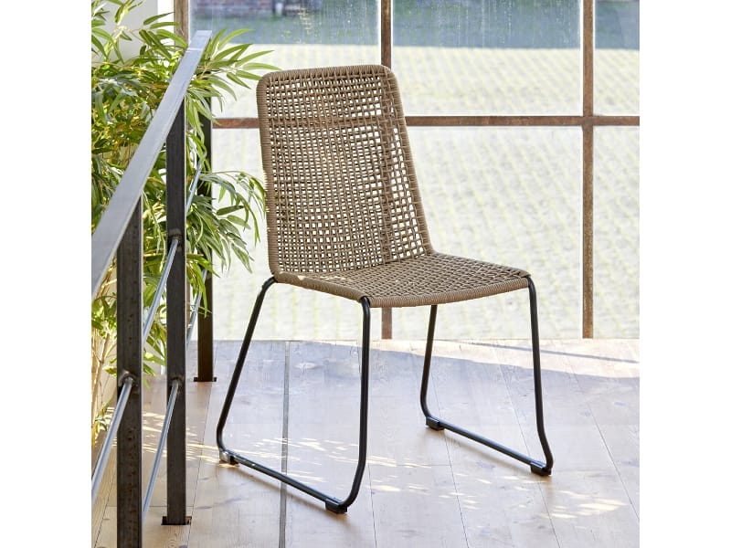 Стальной салазок штабелируемый садовый стул LAMBERT PATTI ARCH-00053826 - Вид №3