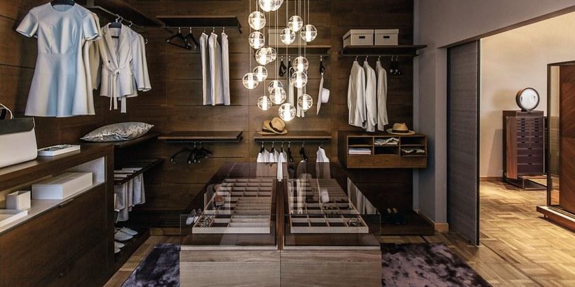 Giorgetti Отдельностоящий модульный книжный шкаф из дерева Oli sun-id-1479889 - Вид №7