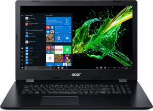 NX.HZWER.00M aspire 3 a317-52-597b 17.3"(1920x1080 (матовый) ips)/intel core i5 1035g1(1ghz)/8192mb/256ssdgb/dvdrw/int:uma/cam/bt/wifi/war 1y/1.7kg/black/w10pro Acer
