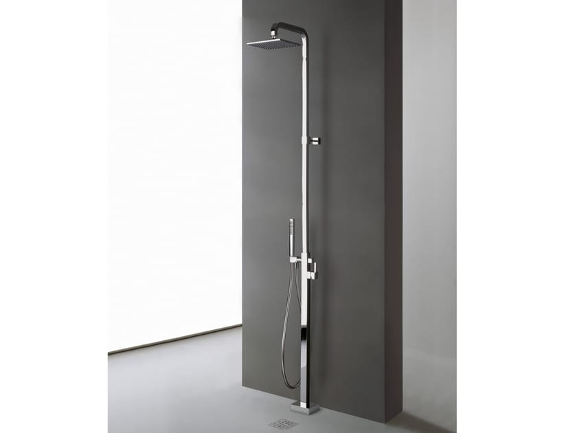 Латунная напольная душевая колонна с душем Rubinetterie Treemme X-Change_Mono ARCH-00147835