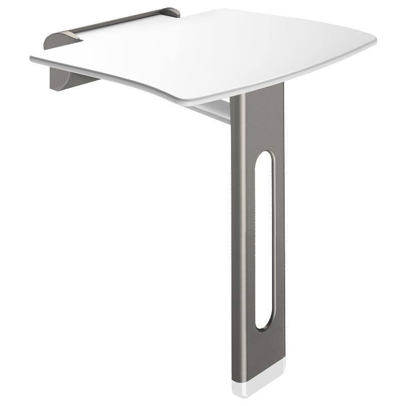 511930C Откидное сиденье для душа Be-Line с ножкой DELABIE 