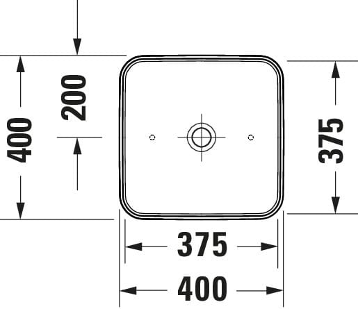 Керамическая квадратная столешница Duravit D-Neo ARCH-00032874 - Вид №4