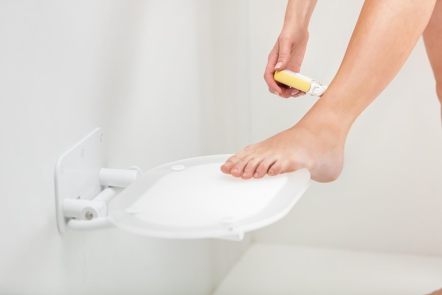 Унивеpсальное сиденье для душа CHROME CLEAR/WHITE Ravak B8F0000028 - Вид №6