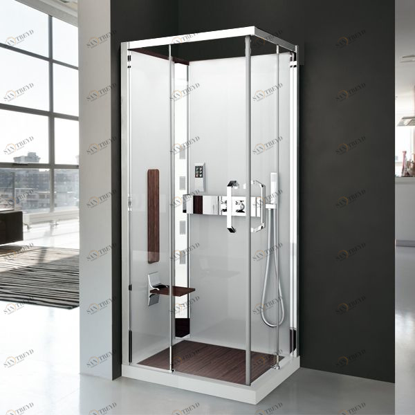 Душевая кабина NEXIS 1 A90 HYDRO Novellini NEXIS цвета тик, с высоким душевым поддоном NEXA99M11KT