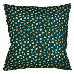 5115132 Интерьерная подушка «Пятнистая» (изумруд) Object Desire