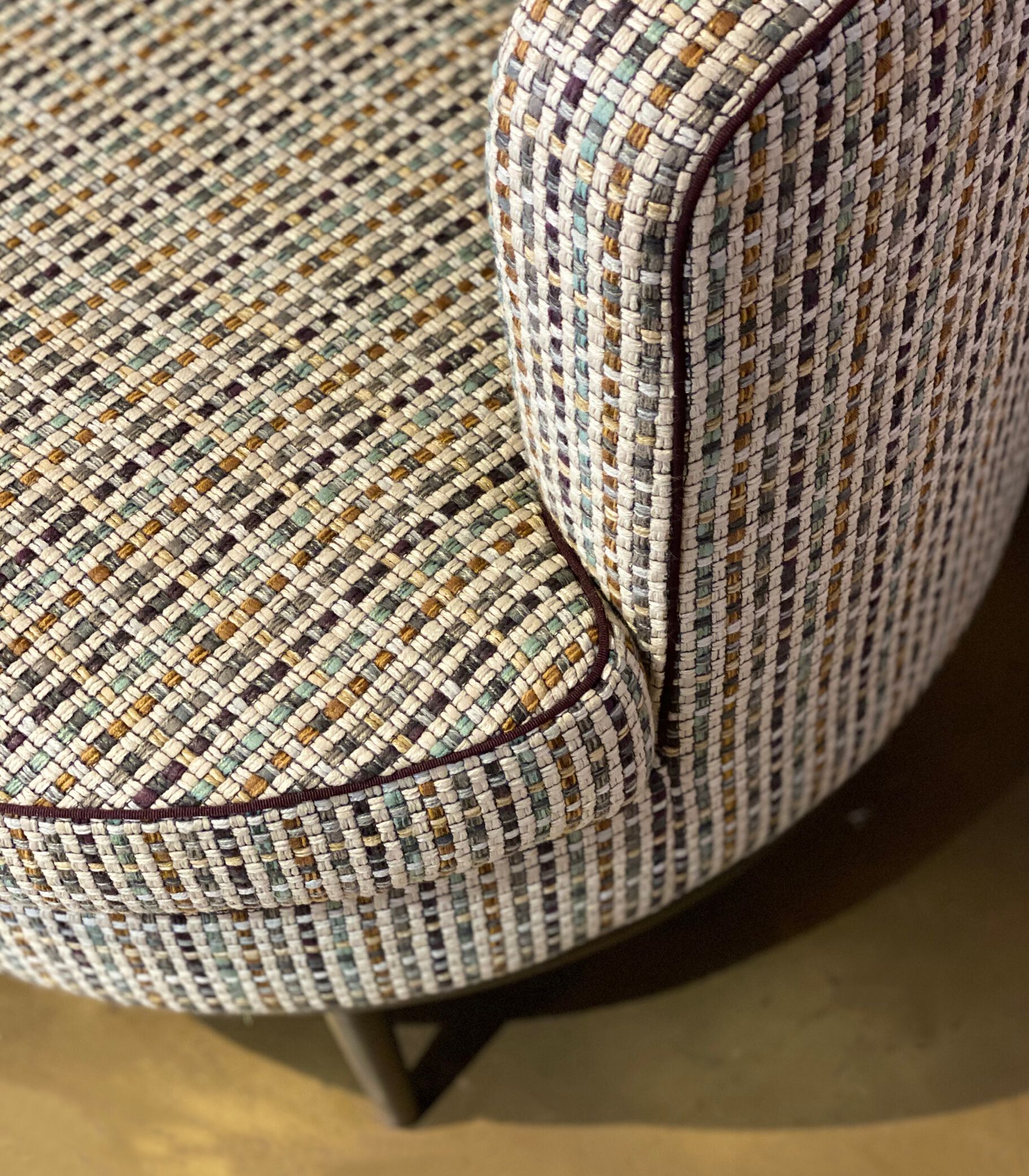 Тканевое кресло с подлокотниками Borzalino CAMY ARCH-00142015 - Вид №7