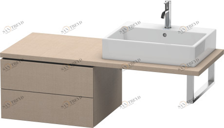 LC583807575 L-Cube Шкафчик для консоли Лен, декор Duravit