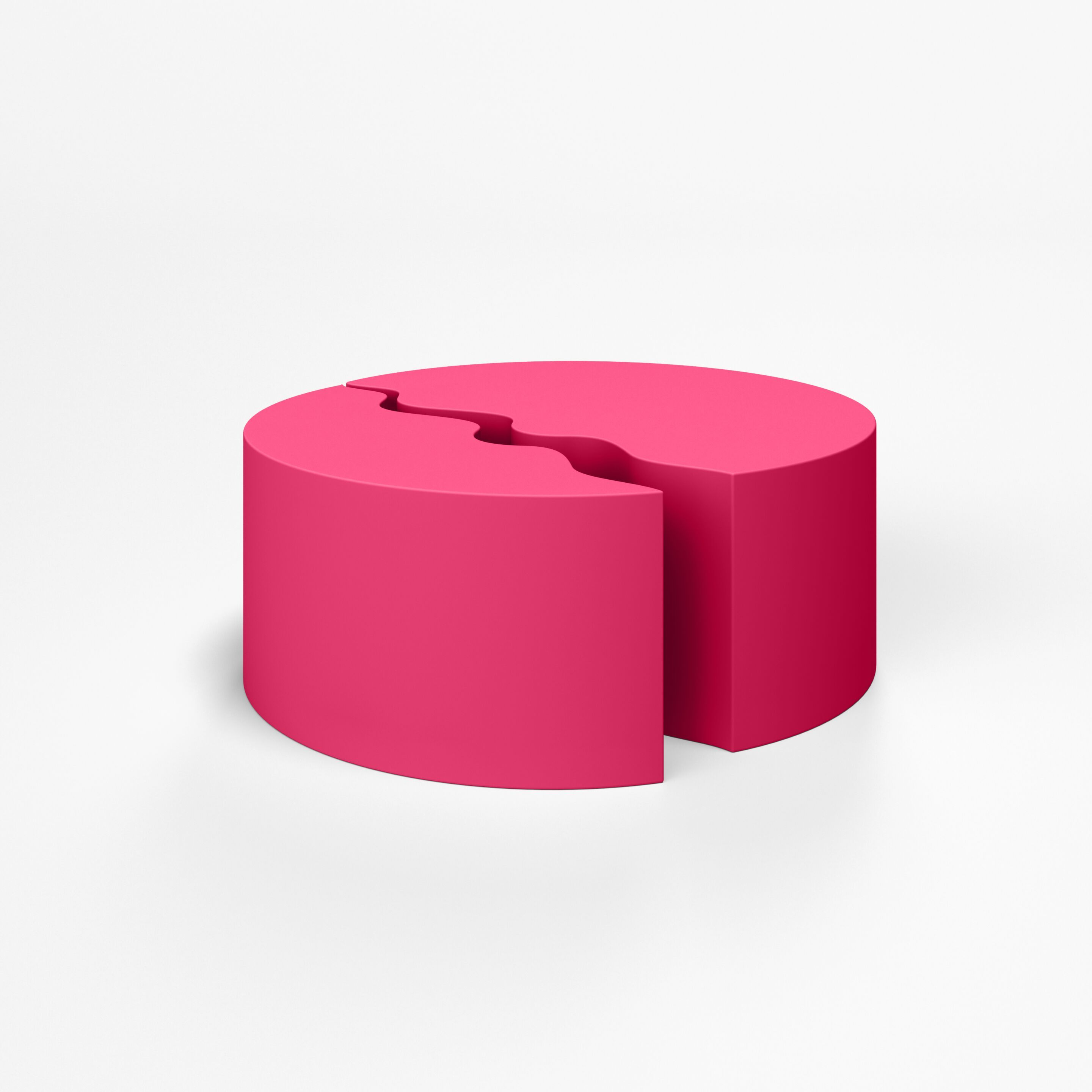 Круглый модульный пуф с пенопластовым покрытием SIXINCH DUAL ARCH-00096567 - Вид №19