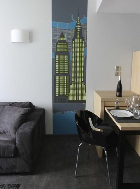 CONCEPTUWALL Однополосные обои New york city sun-id-1516384 - Вид №2