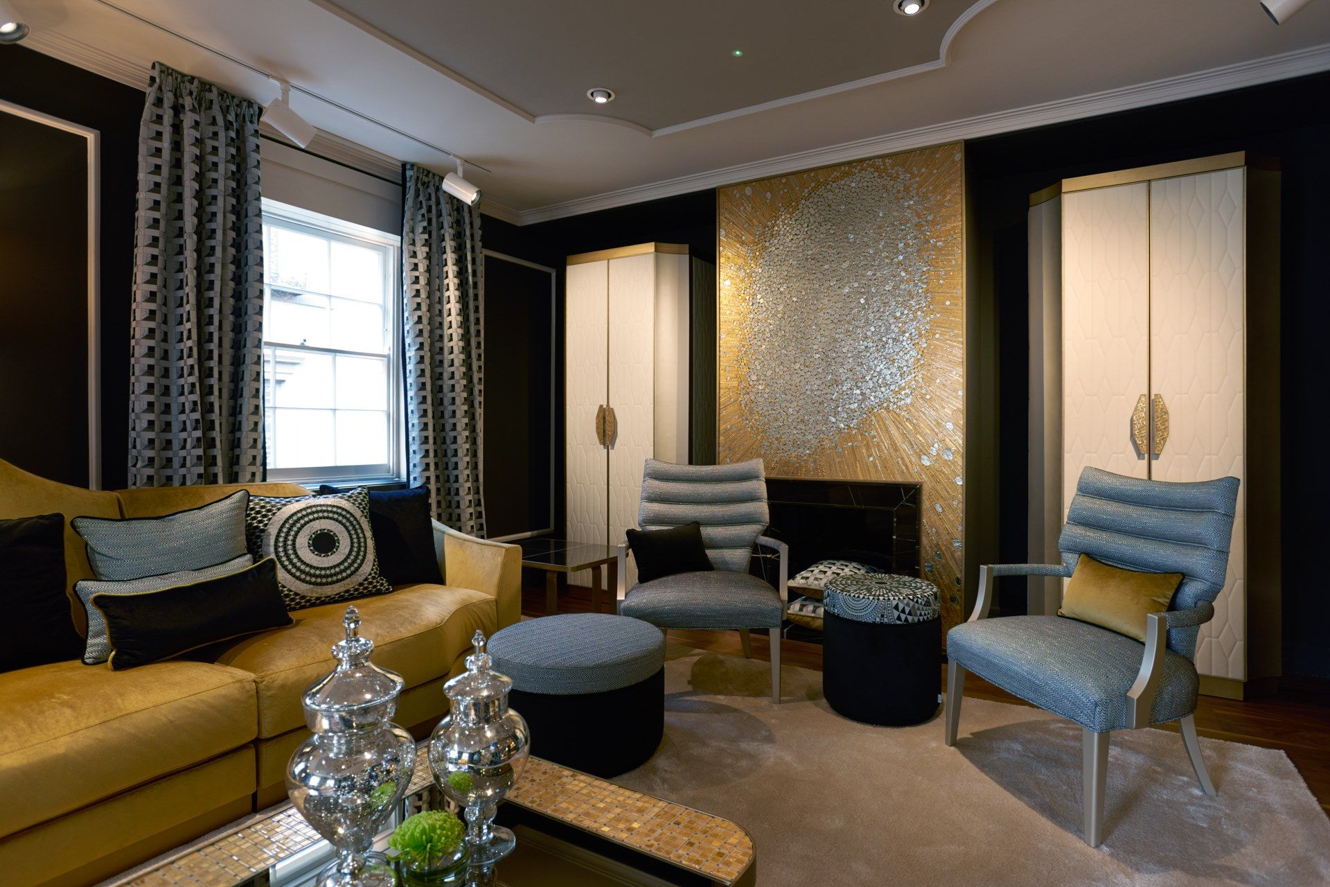 Квадратный бронзовый журнальный столик Sicis Diamond ARCH-00012812 - Вид №3