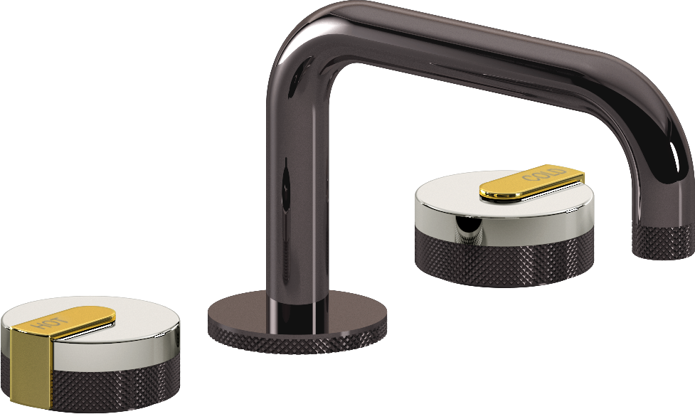 E-11510-R1PC-L1AU-OX Смеситель для умывальника на 3 отвертия GRAFF MOD+