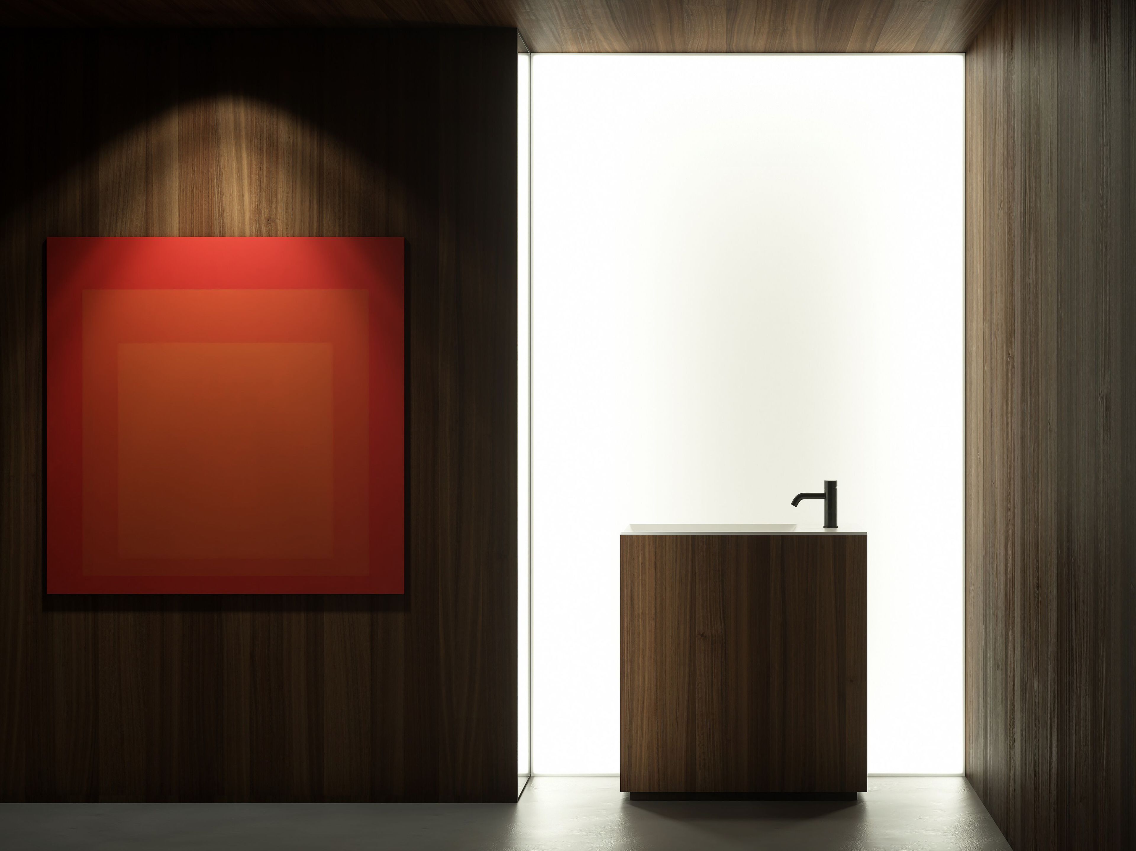 Одноместная напольная раковина со встроенной раковиной Falper MA Elements ARCH-00004312