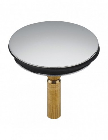 042300 000 01  Всплывающий клапан для ванны, Д. 44 мм, латунь Valentin Хром  - Вид №1