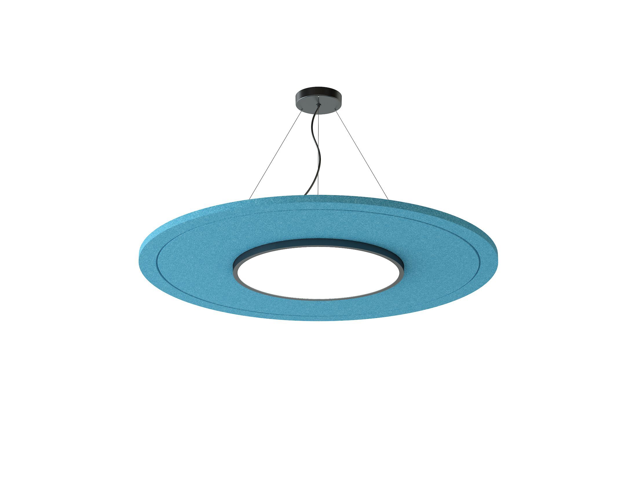 Рециркулированный пластичный акустический подвесной светильник IMPACT ACOUSTIC® CIRC ARCH-00069779