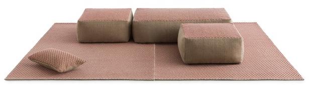 GAN Подушка из джута квадратная Raw sun-id-1344622 - Вид №4