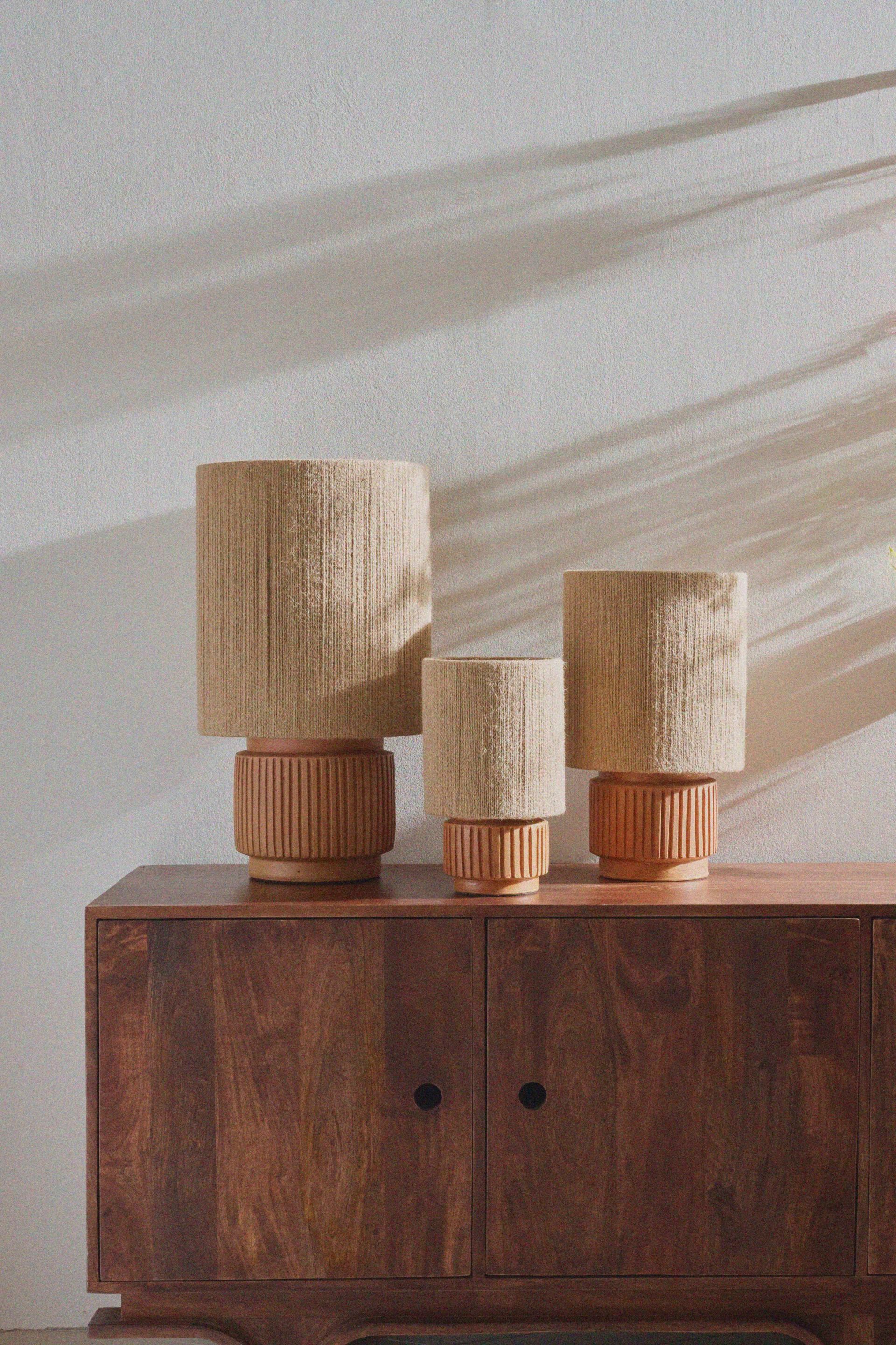 Терракотовая настольная лампа POMAX CORDOBA ARCH-00029686 - Вид №8