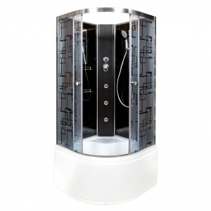 ЕМ1511 R с гидромассажем (гм.) Душевая кабина DETO Серия EM