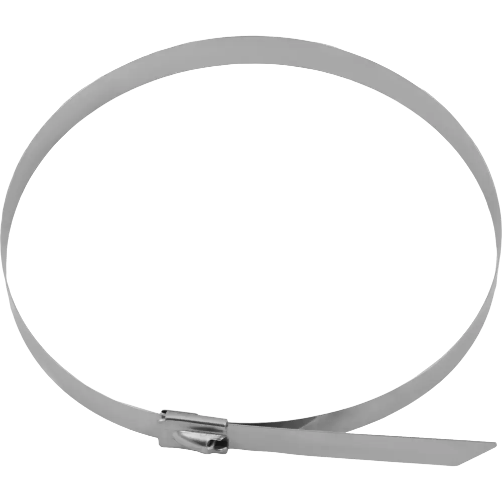 Кабельная стяжка 12x600 мм сталь цвет серый 2 шт Santreyd STLM-2084979 - Вид №1