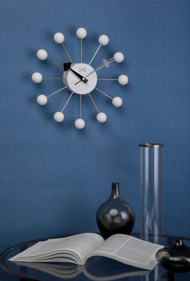 Часы настенные белые Tomas Stern 8031 TOMAS STERN СОЛНЦЕ 00-3872735 Белый  - Вид №2