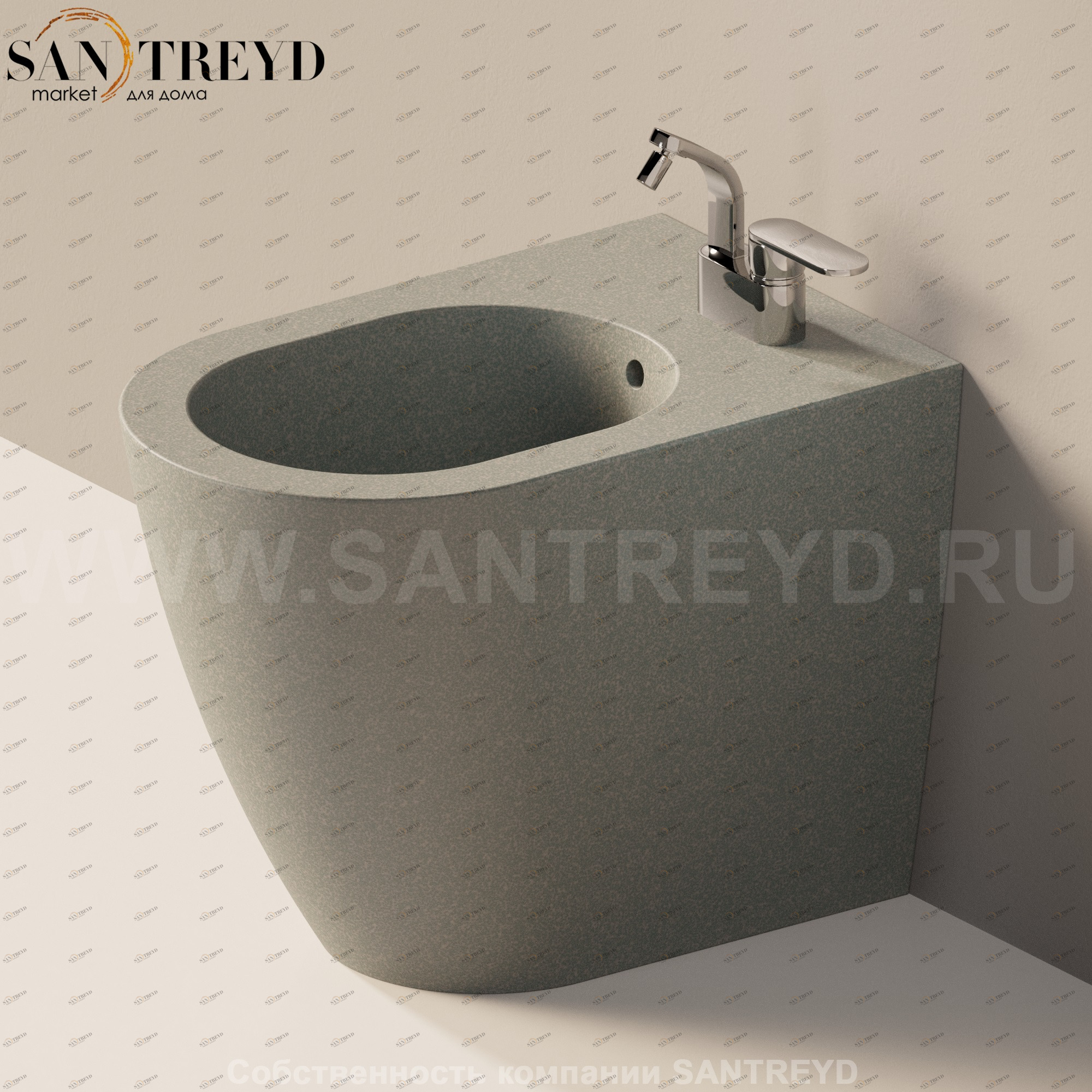 LK2177037 Биде напольное Link Ceramica Flaminia