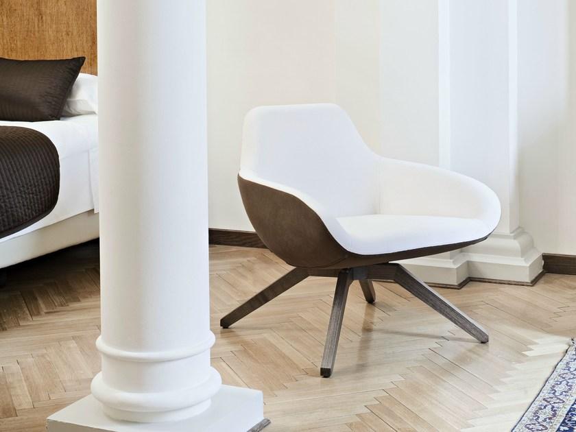 ALMA DESIGN Кресло на козелке из ткани с подлокотниками X big sun-id-1455608 - Вид №5