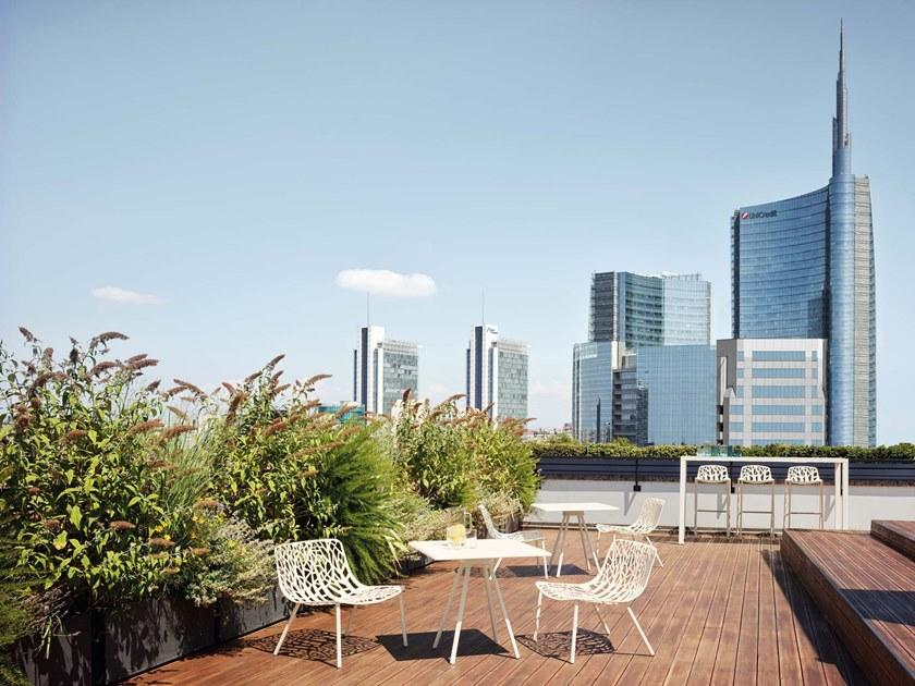 FAST Квадратный алюминиевый садовый стол Omnia selection 1709 - Вид №3