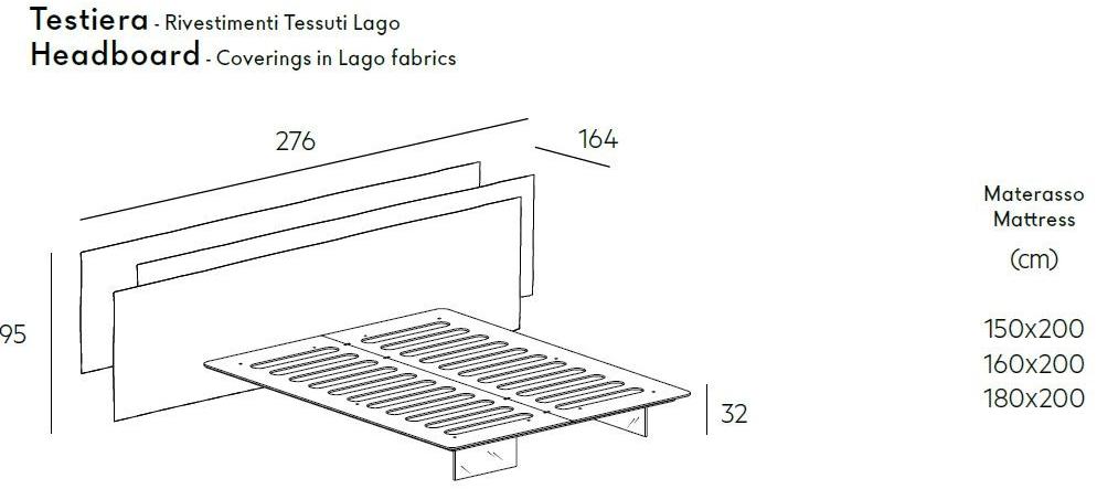 Lago Двуспальная кровать в современном стиле sun-id-1417818 - Вид №4