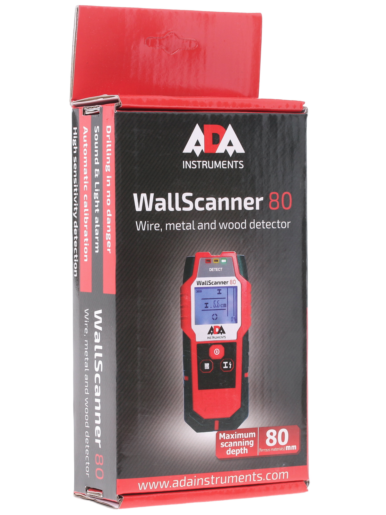 Детектор металла (проводки) ADA Wall Scanner 80 1040603 STDN-0024301 - Вид №7