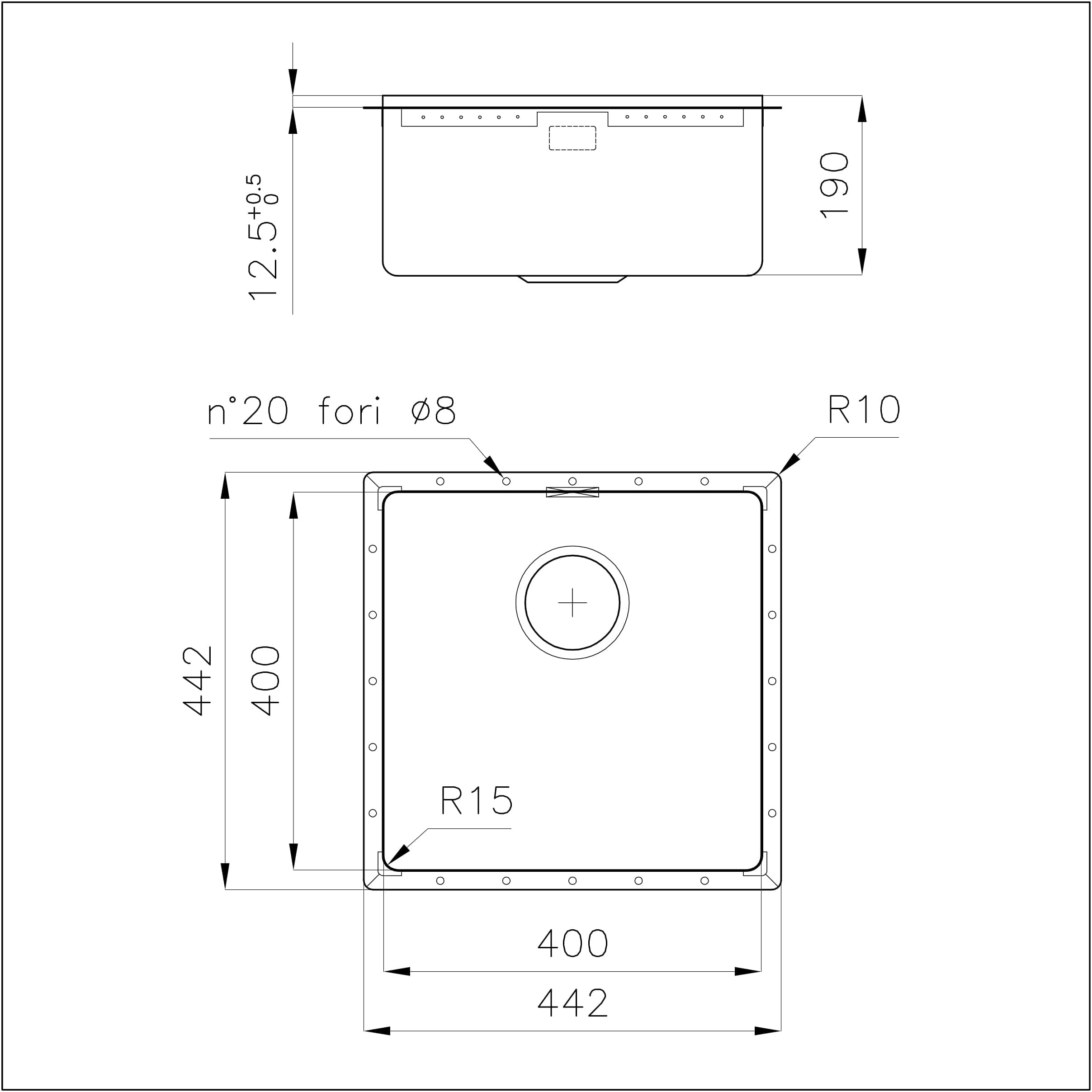 4156851 Раковина Phantom Edge Vintage - 4156851 Fosterspa  - Вид №1