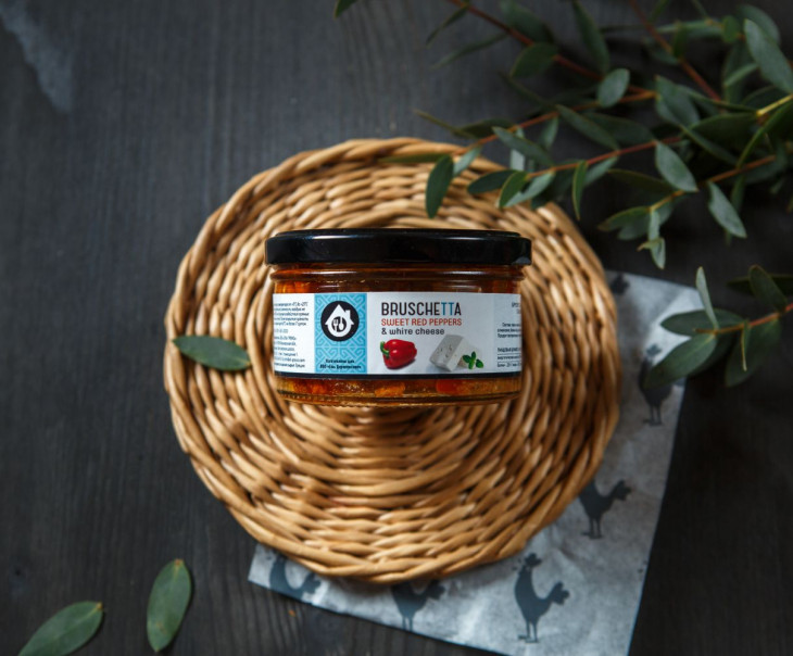 8396 Брускетта из перца с белым сыром Вкусляндия 