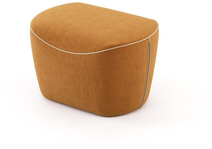 Domkapa Прямоугольный бархатный пуф sun-id-1427899 - Вид №1