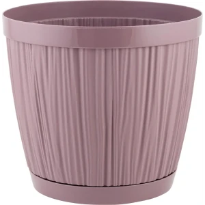 Горшок цветочный Ingreen Barcelona ø15.5 h14 см v1.8 л пластик морозная слива