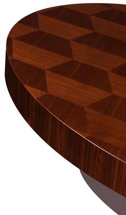 Hamilton Conte Paris Низкий овальный журнальный столик sun-id-1383479 - Вид №3