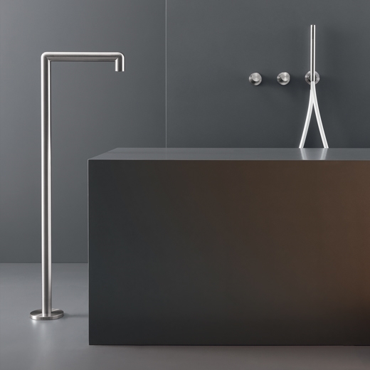 Настенный 2 смесители, установленные для ванной / душем с цилиндрическая ручного душа диаметром 18 м т < / р> CAR54 CEADESIGN  - Вид №2