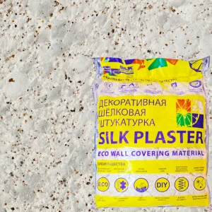 Жидкие обои Silk Plaster Престиж 401 1 кг цвет белый