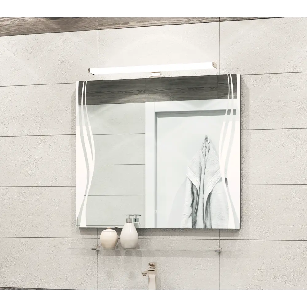 Полка для ванной Vigo 70х12 см стекло Без серии STLM-2182283 - Вид №6